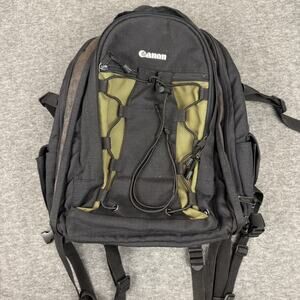 Canon Deluxe 200EG Camera Backpack Photography Gear 6229A003 Olive Green Black